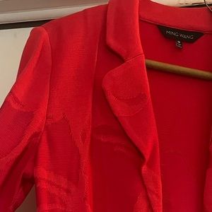 Ming Wang RED Blazer